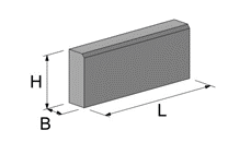 Бортовой камень БР-80.20.8