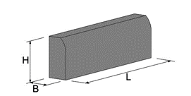Бордюрный камень БР-100.30.18