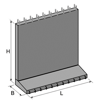 Стеновой блок БС-1К