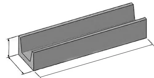 Лоток водоотводный Л-2-7